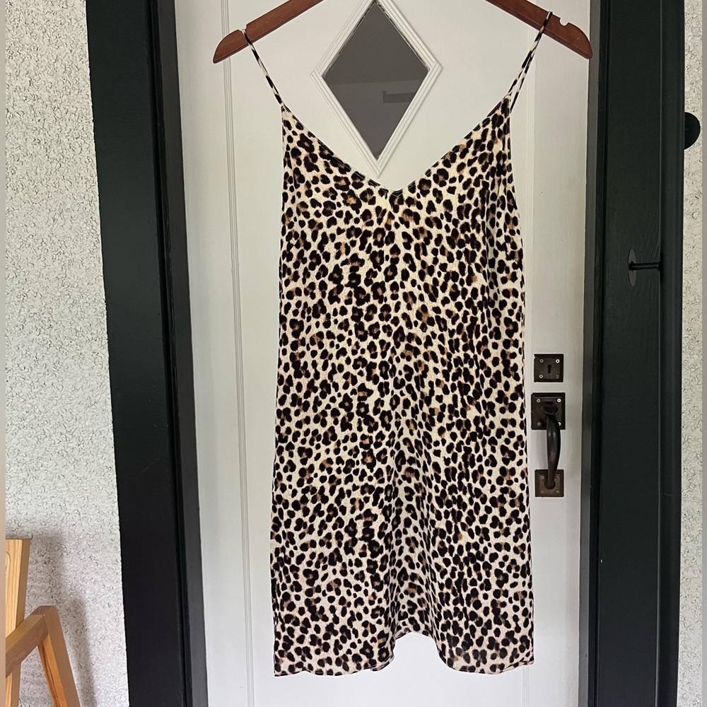 Aritzia leopard print dress